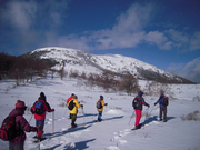 画像　雪山トレッキング