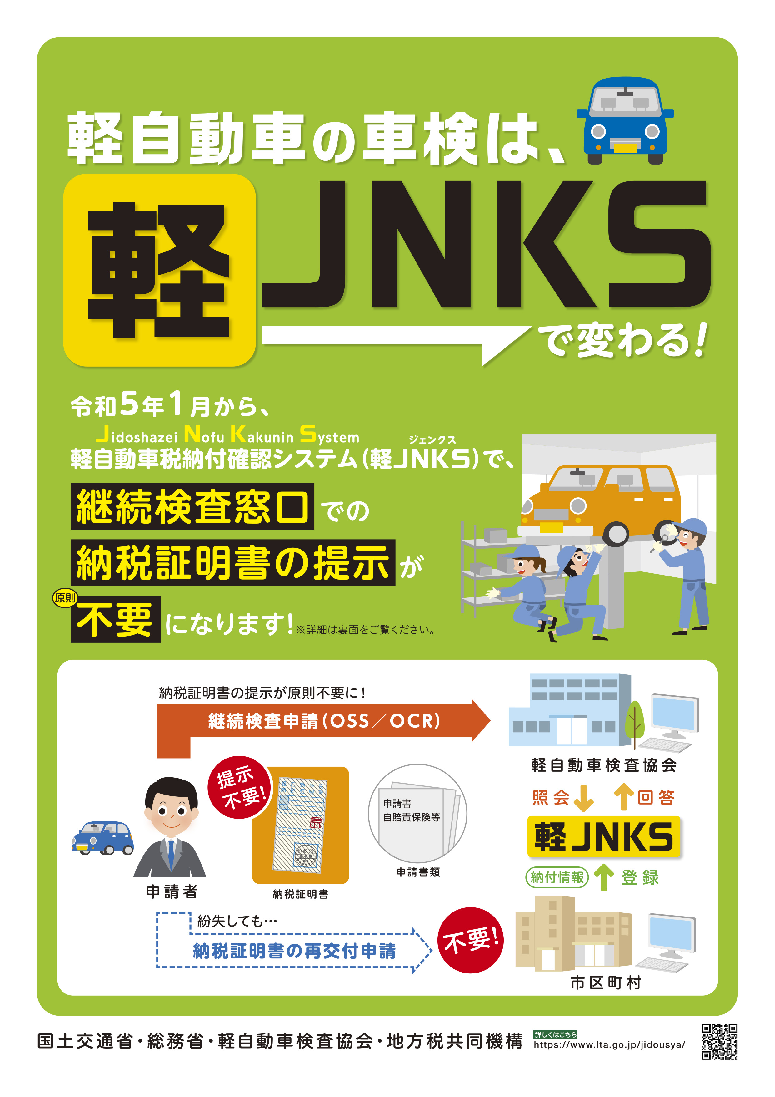 軽JNKS　リーフレット